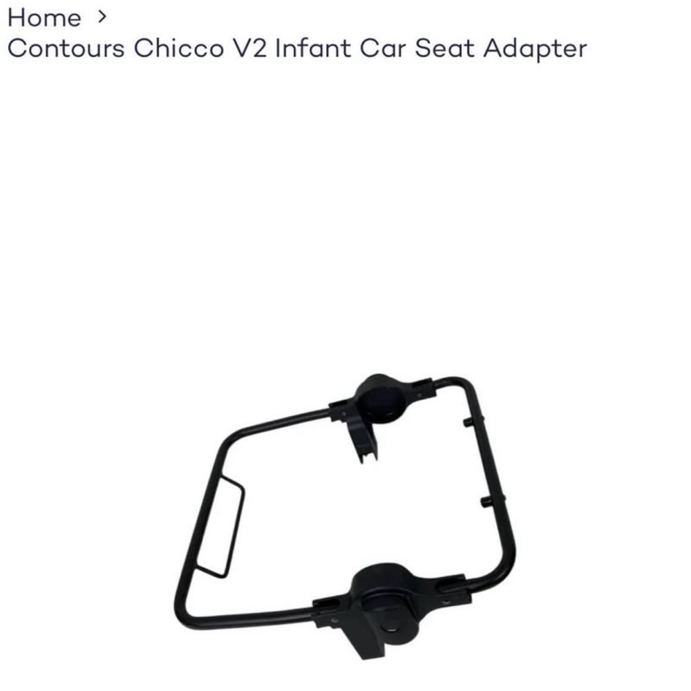 Contours Chicco V2 Infant Car Seat Adapter in Black